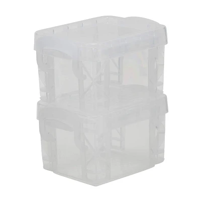Super Stacker® Clear Pixie Boxes, 2ct.