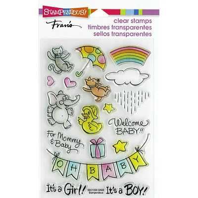 Stampendous® Fran's Baby Gift Clear Stamp Set