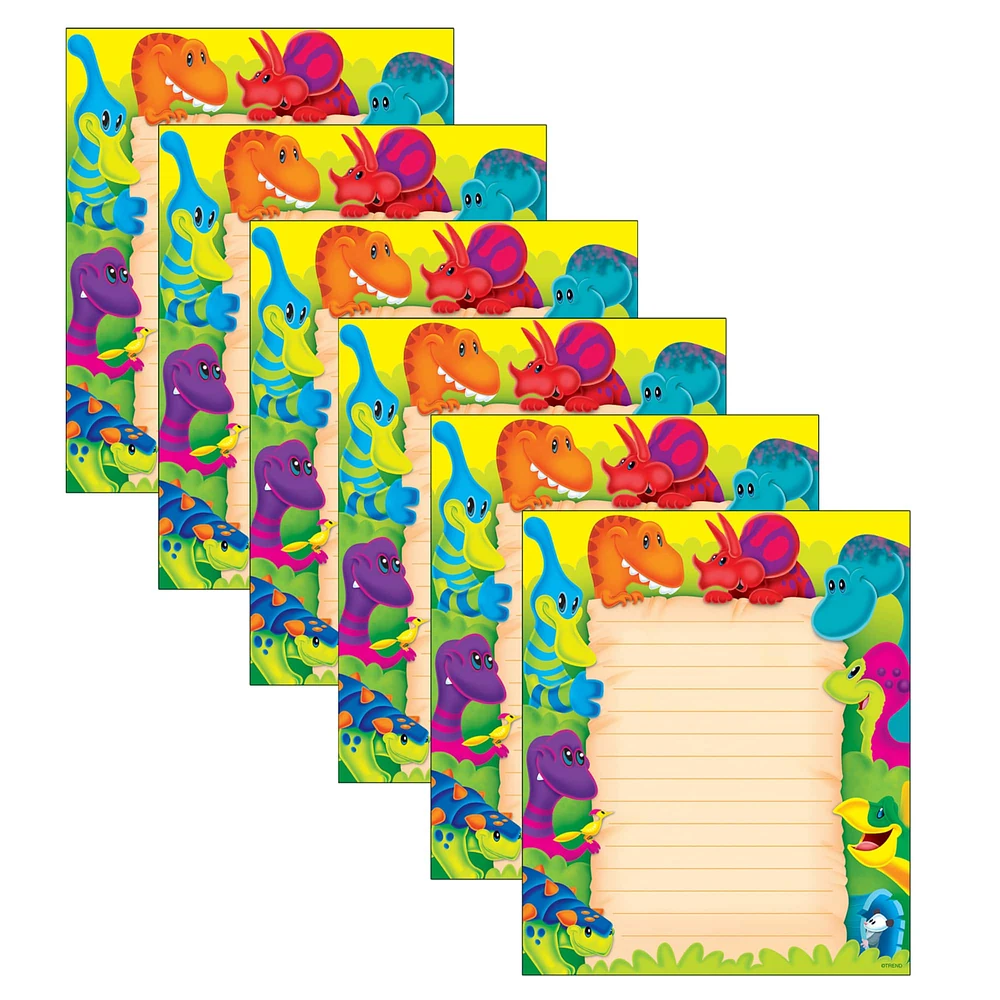 Trend Enterprises® Dino-Mite Pals® Rectangle Note Pad, 6ct.