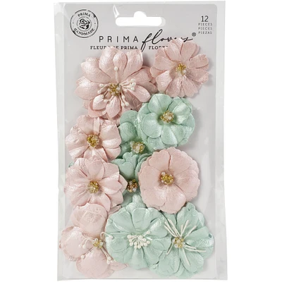 Prima® Magic Love Collection Pastel Dreams Mulberry Paper Flowers