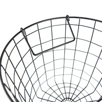 DII® 10" Black Round Metal Basket