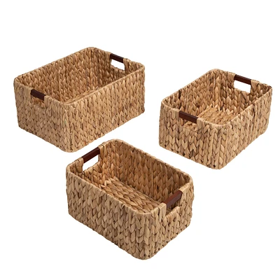 Honey Can Do Rectangular Nesting Storage Basket Set, 3ct.