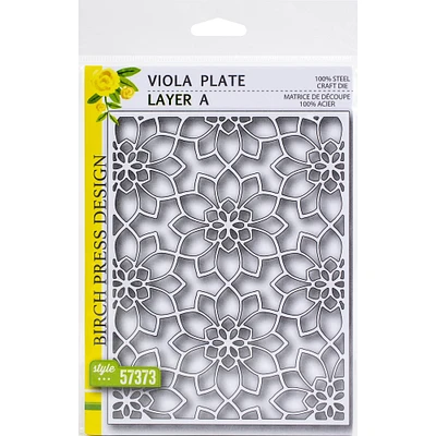 Birch Press Designs Dies-Viola Plate Layer Set