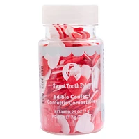 Sweet Tooth Fairy® Red & White Heart Edible Confetti