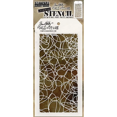 Stampers Anonymous Tim Holtz® Doodle Layered Stencil