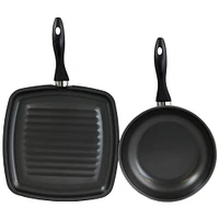 Gibson® Westleton Black 2-Piece Cookware Set