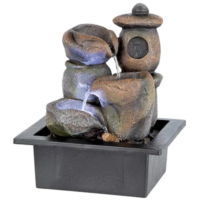 Design Toscano Nishi Japanese-Style Tabletop Fountain