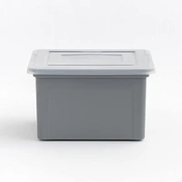 Iris® Gray Dual Purpose Letter & Legal Size File Box, 3 Pack
