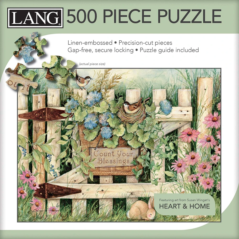 Lang Garden Gate 500 Piece Jigsaw Puzzle