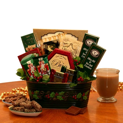 Deck The Halls Holiday Gift Basket