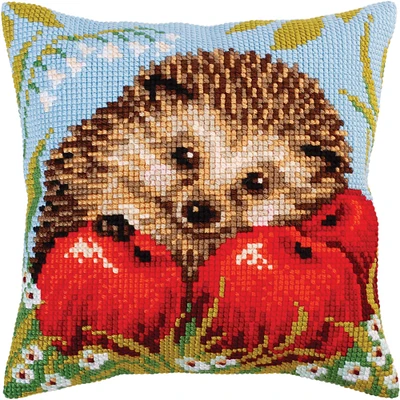 RTO Collection D'Art® Hedgehog Stamped Needlepoint Cushion Kit