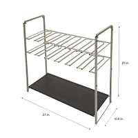 Organize It All 6 Pair Stackable Boot Rack