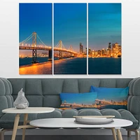 Designart - Illuminated San Francisco Skyline