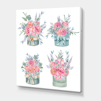 Designart - Collection of Pink Roses