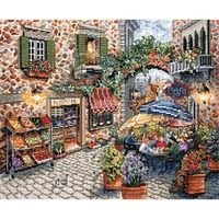 Design Works™ Sidewalk Cafe Counted Cross Stitch Kit