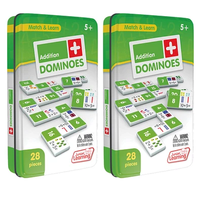 Junior Learning® Addition Dominoes Set, 2ct.