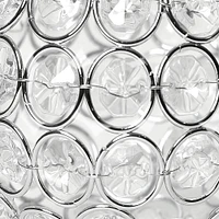 Elegant Designs™ Chrome Crystal Circular Bowl Candle Holder