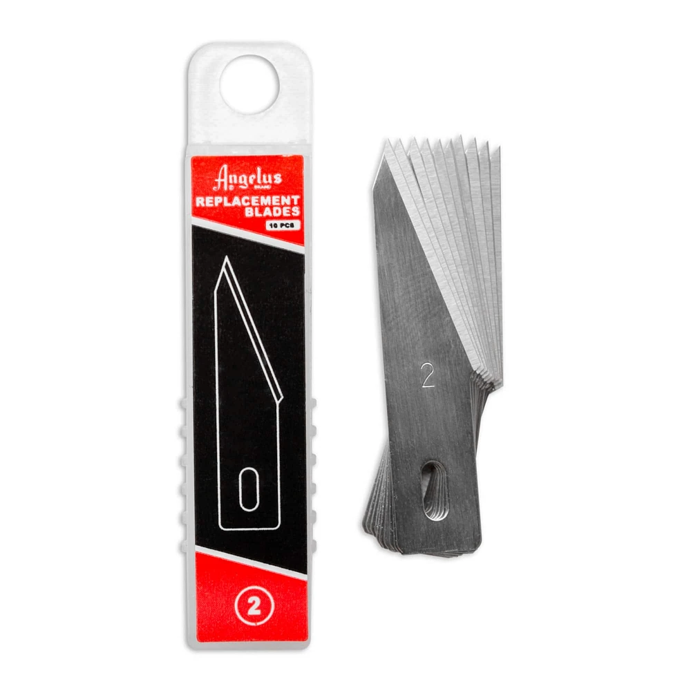 12 Packs: 10 ct. (120 total) Angelus® No.2 Detail Knife Replacement Blades