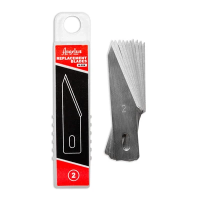 12 Packs: 10 ct. (120 total) Angelus® No.2 Detail Knife Replacement Blades