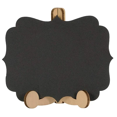 3.5" Mini Wood Chalkboard Easels, 12ct.