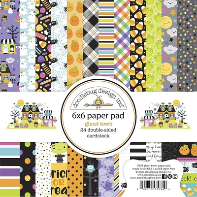 Doodlebug Design Inc.™ Ghost Pumpkin Double-Sided Paper Pad, 6" x 6"