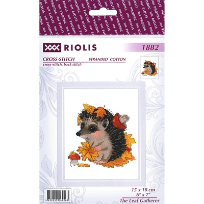 RIOLIS Leaf Gatherer Cross Stitch Kit