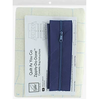 June Tailor® Zippity-Do-Done™ Navy Zipper Cosmetic Bags Kit