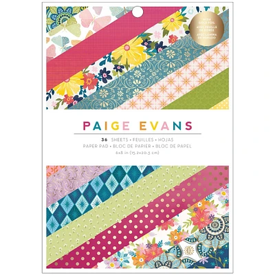 American Crafts™ Paige Evans Wonders Paper Pad, 6" x 8"