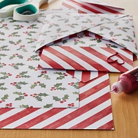 48 Pack: Christmas Holly Paper by Recollections™, 12" x 12"