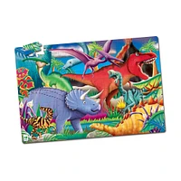 Puzzle Doubles!® Glow in the Dark Dinos 100 Piece Puzzle