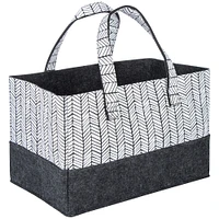 Sammy & Lou® Herringbone Felt Essential Storage Tote