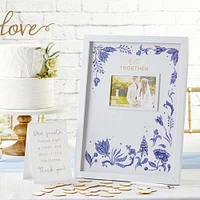 Kate Aspen® Blue Willow Wedding Guest Book Alternative