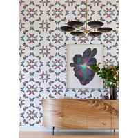 RoomMates Pink & Blue Papillon Peel & Stick Wallpaper