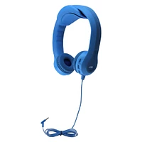 HamiltonBuhl® Flex-PhonesXL™ Blue Indestructible Headphones For Teens