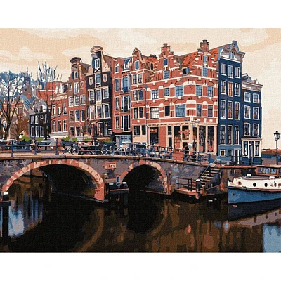Charming Amsterdam Painting by Numbers Kit
