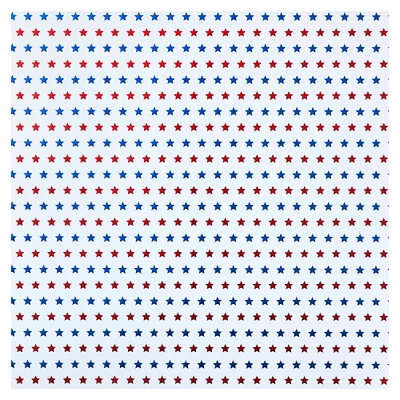 Red & Blue Star Cardstock Paper by Recollections™, 12" x 12"