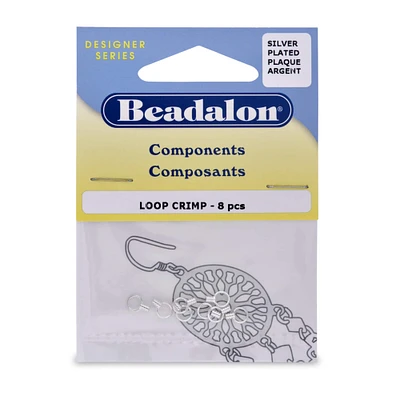 Beadalon® Silver-Plated Loop Crimps