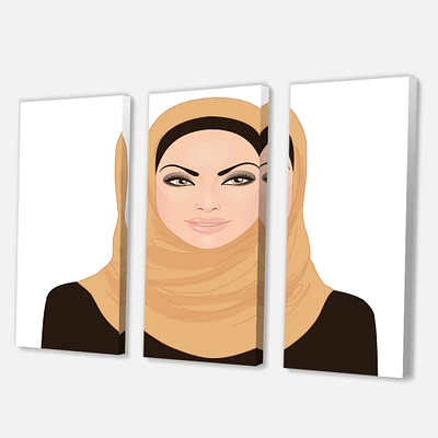 Designart - Portrait of Muslim Woman In Traditional Hijab