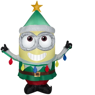 3.5ft. Airblown® Inflatable Minion Dave with Light String