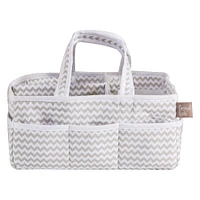 Trend Lab® Dove Gray Chevron Storage Caddy