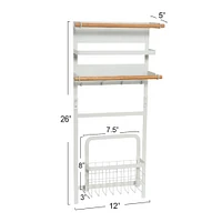 Household Essentials 26" Metal Magnetic Organizer Rack