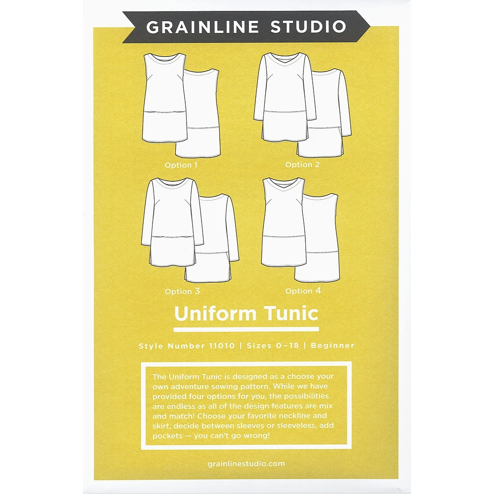 Grainline Studio Uniform Tunic Pattern