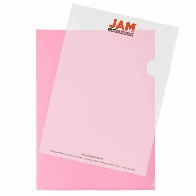 JAM Paper 9" x 11.5" Plastic Sleeves, 12ct.