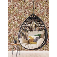 Caroline et Bettina Amber Feuilles Peel & Stick Wallpaper