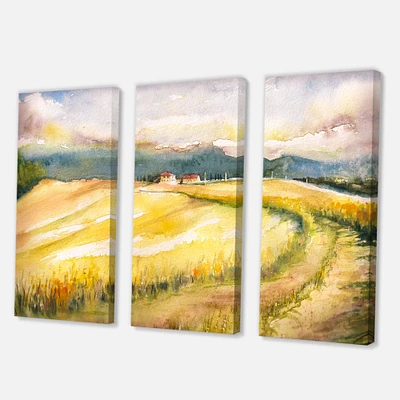 Designart - Golden Fields of Tuscany Italy