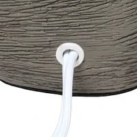 Simple Designs 12.5" Bedrock Ceramic Table Lamp