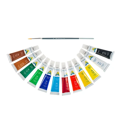 Art Alternatives Economy Oil 12-Color Paint Set, 12mL Tubes