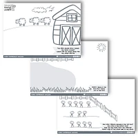 6 Pack: Micador® early stART® Stamp & Colour Barnyard Pack