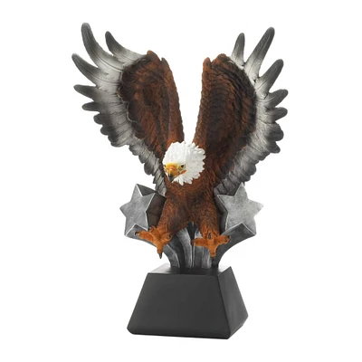 13.5" Noble Landing Eagle Figurine