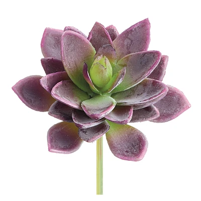 Soft Touch Purple & Green Mini Agave Pick 